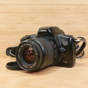 Canon EOS 500 Film SLR Camera Kit, with Canon EF 35–80mm Lens, Made in Japan